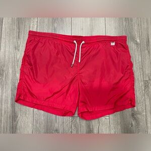 MC2 Saint Barth Men's Swim Trunks Pantone Ribbon Red‎ Sz XXL